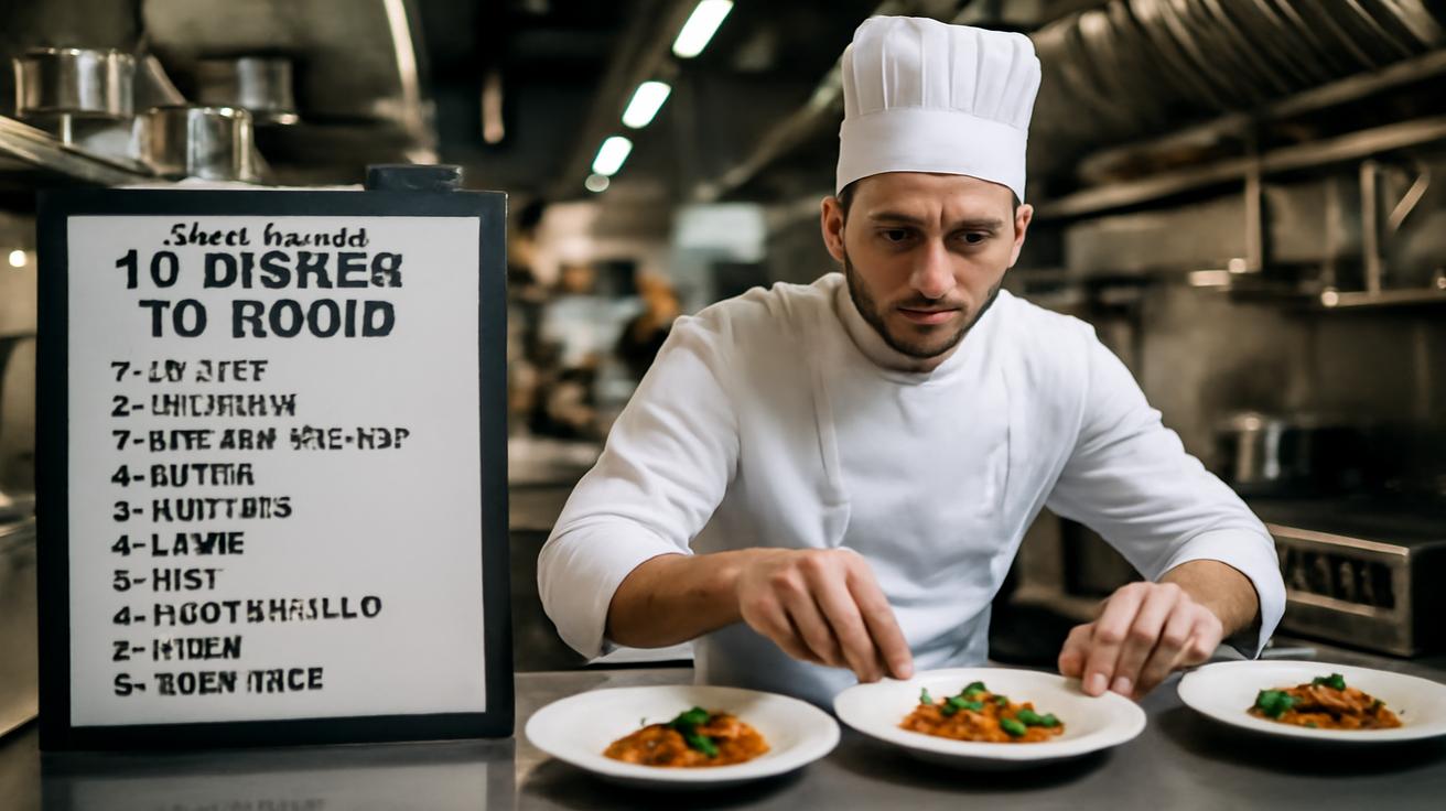 10 dishes you should never order in restaurants, according to professional chefs