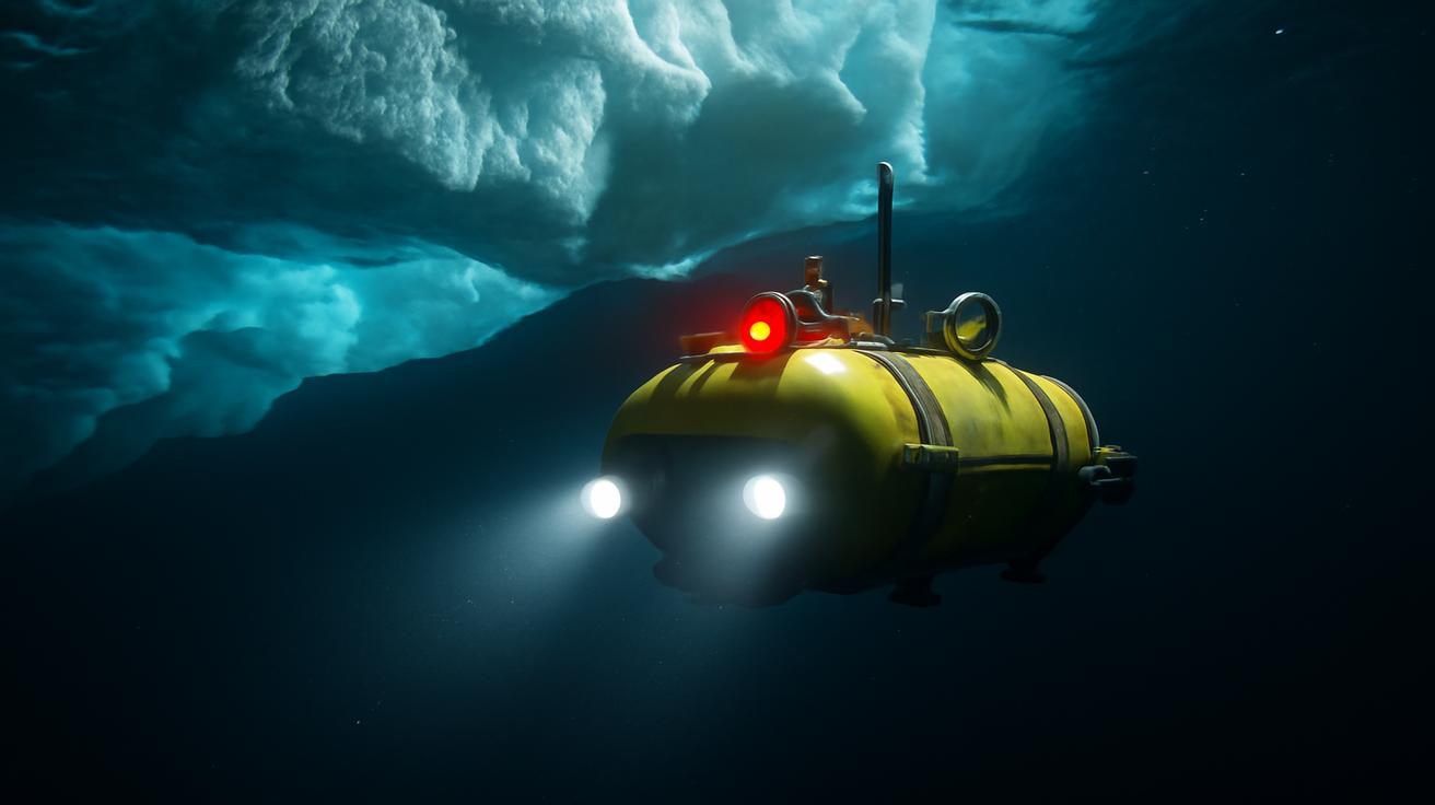 A robot drifting for eight months beneath Antarctica’s massive glaciers has detected a signal scientists have long feared