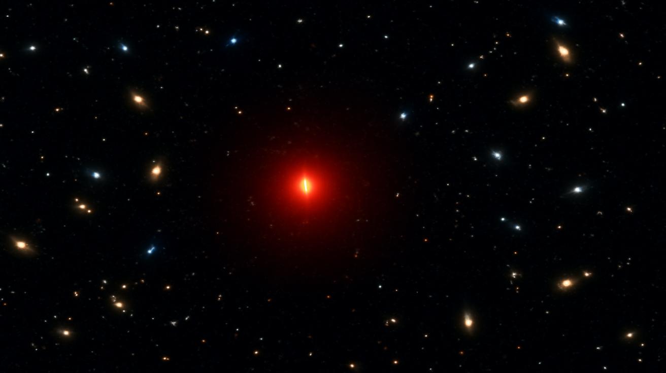 A tiny red dot in deep space may be a new kind of cosmic monster