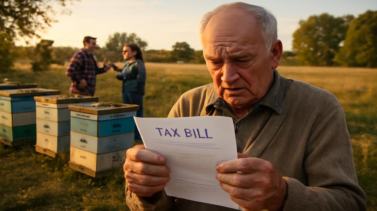 Bad news for a retiree who lent land to a beekeeper: he has to pay agricultural tax ‘I’m not making any money from this’ – a story that divides opinion