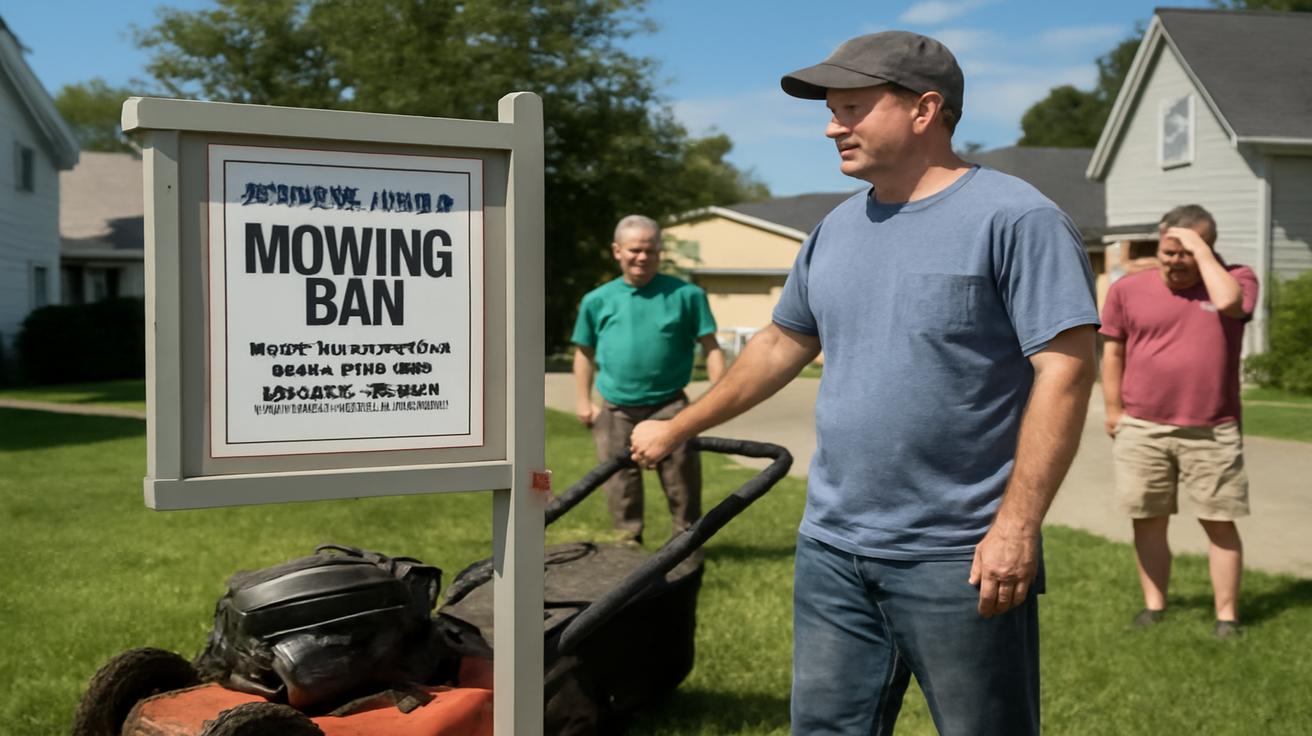 Bad news for homeowners : a new rule taking effect on February 21 will ban lawn mowing between noon and 4 p.m., with fines now on the line