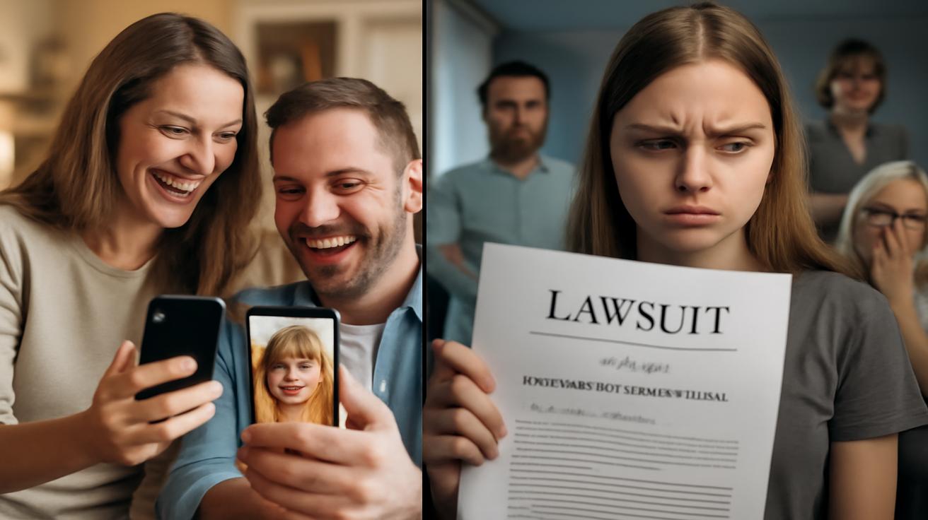 Bad news for parents who post every step of their child’s life online: years later, they may be sued for invasion of privacy – a story that splits families and friendships