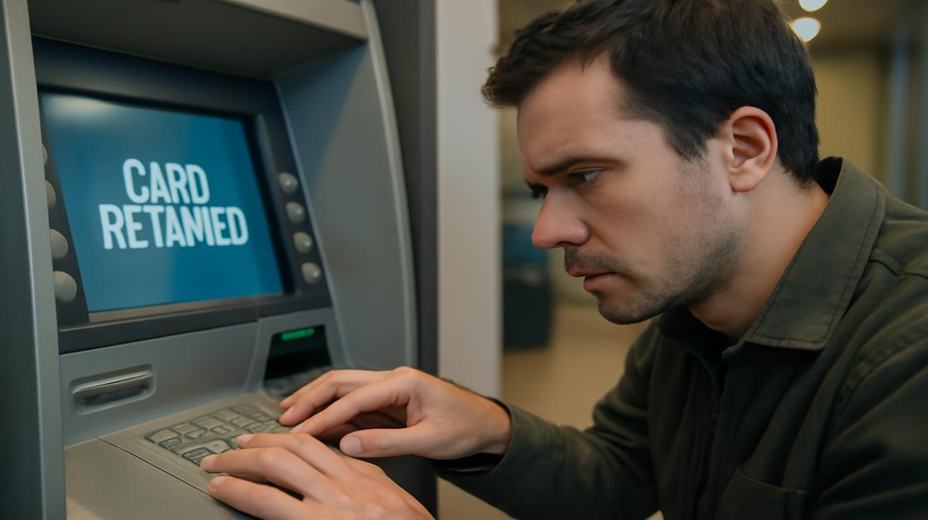 Cash machine keeps your card: the quick move and the button you need to know