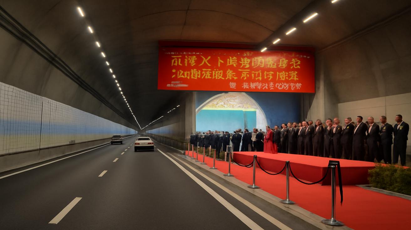 China makes construction history again by inaugurating a 22.13-kilometer highway tunnel that sets a new global record world left speechless
