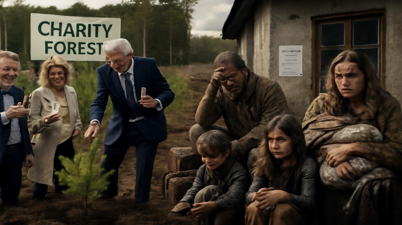 Climate crisis profiteers rejoice as record-breaking eco-taxes crush rural families while billionaires plant ‘charity forests’ on their former farmland