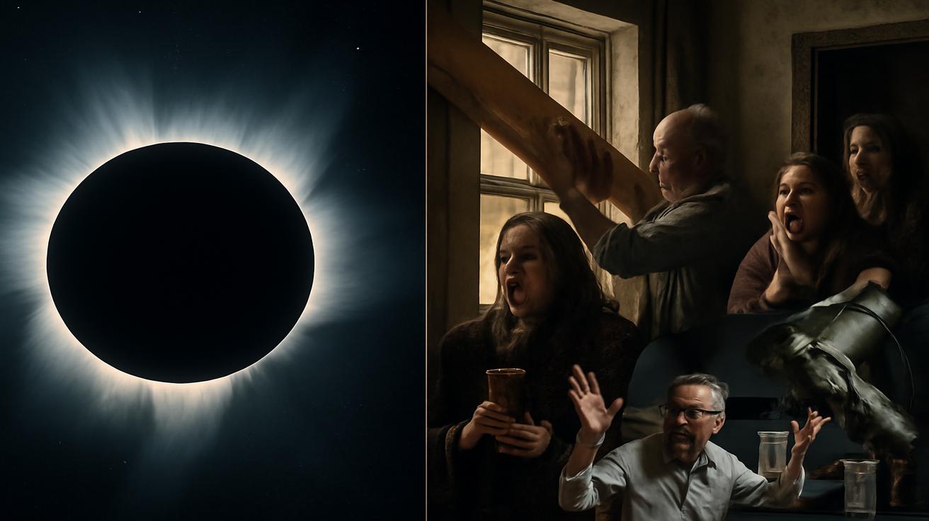 Day will turn to night as the longest solar eclipse of the century sparks fury over scientists warning of mass superstition and cultural panic