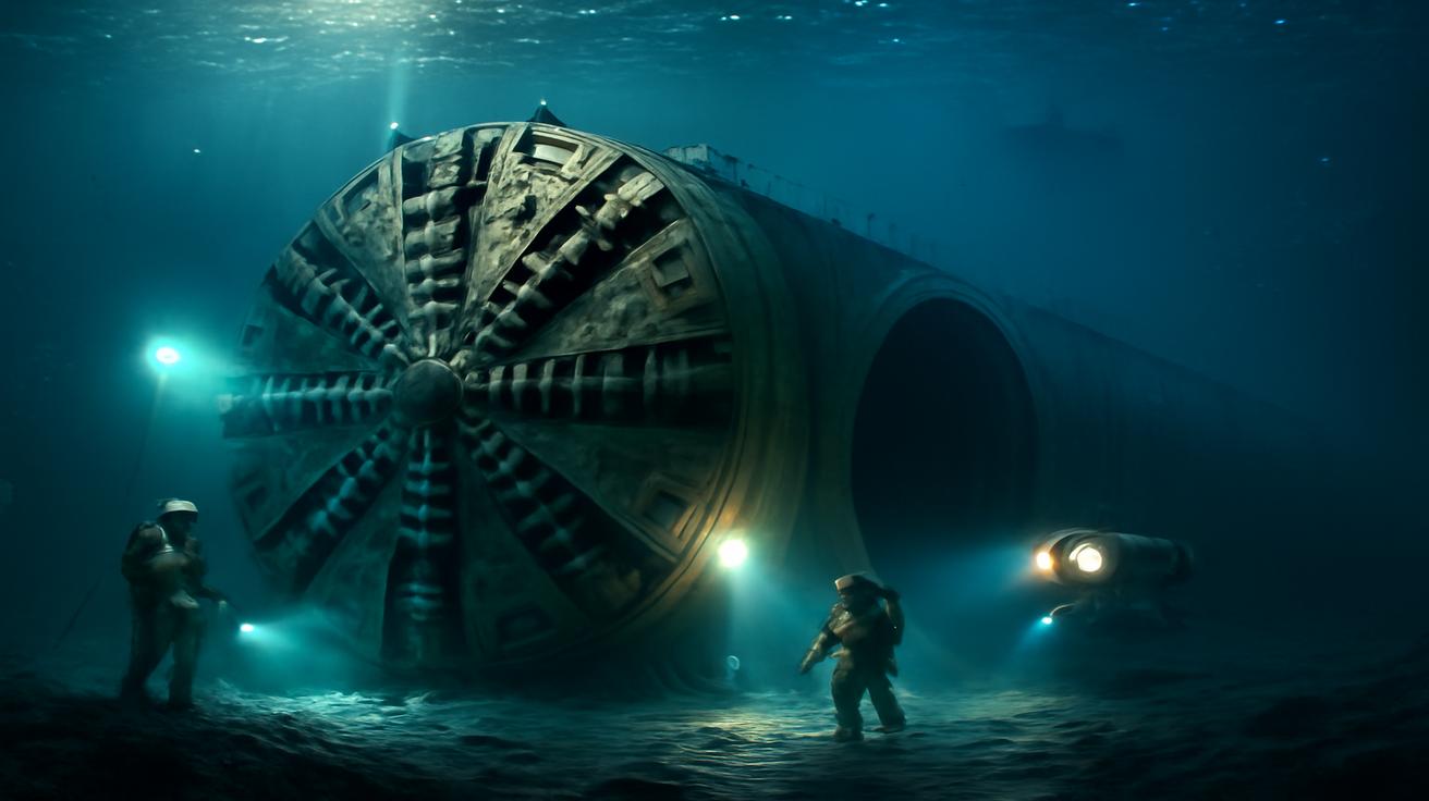 Engineers confirm construction is underway on an underwater rail line designed to connect entire continents through a vast deep sea tunnel