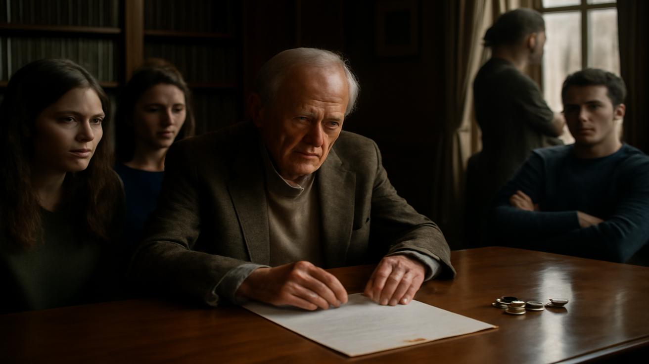 Father splits assets in his will equally among his two daughters and son, wife says it’s not fair because of wealth inequality