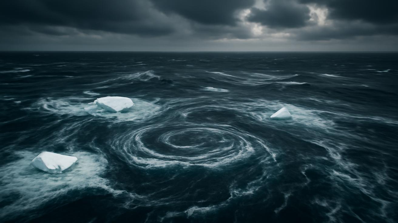 For the first time, a major Southern Ocean current reverses direction, signaling a serious risk to the global climate system