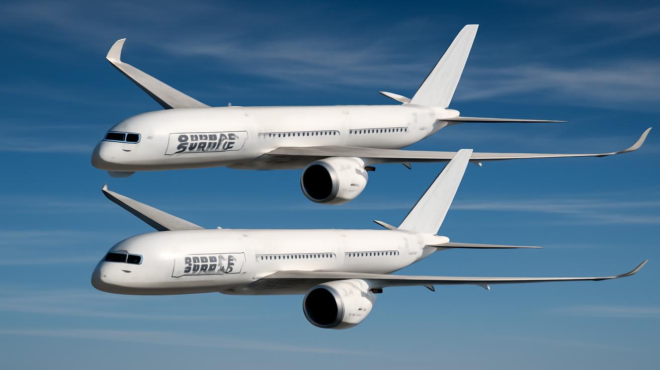 For the first time in history, Airbus achieves what once seemed impossible by bringing two planes to the same point without colliding