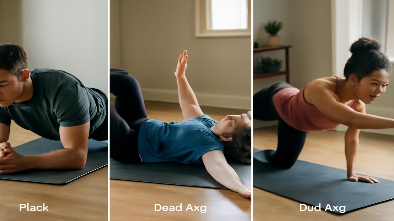 Forget the bloated, protruding belly: 3 exercises for a stronger core