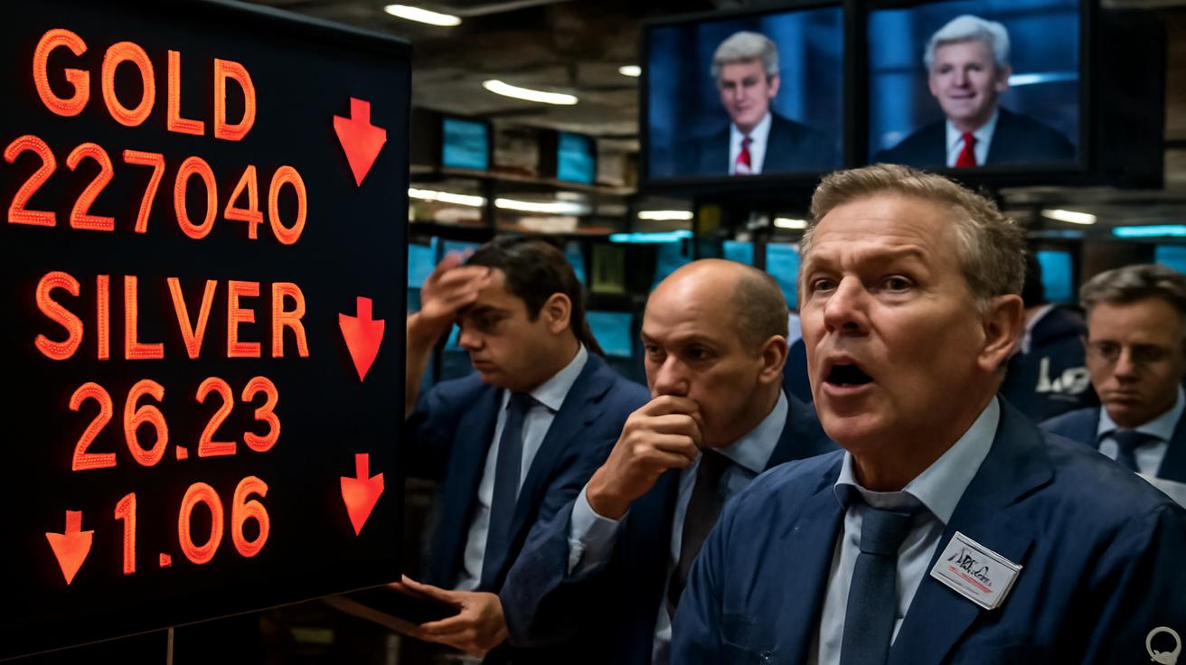 Gold and silver prices tumble after Trump picks new Fed chief