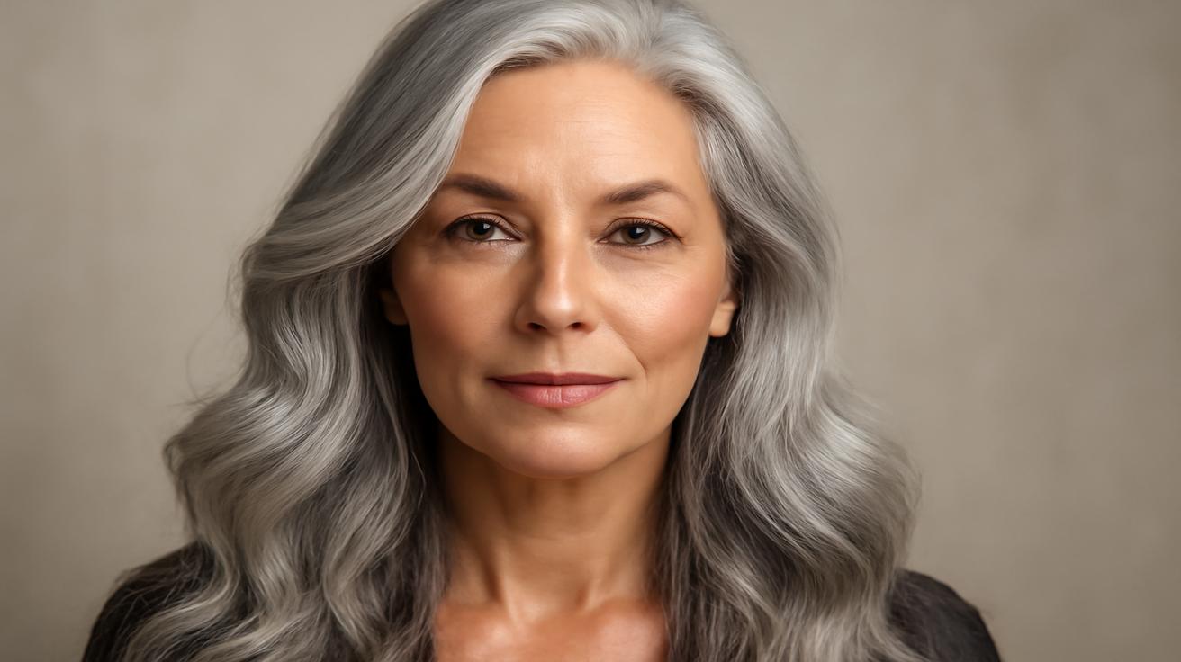 Gray hair after 50: “Silver gloss” is the ideal color to enhance it