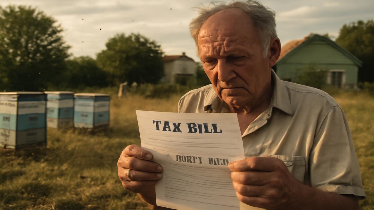 Great injustice or legal necessity? A retiree who lent land to a beekeeper is forced to pay agricultural tax even though ‘I’m not making any money from this’ in a case that bitterly divides opinion