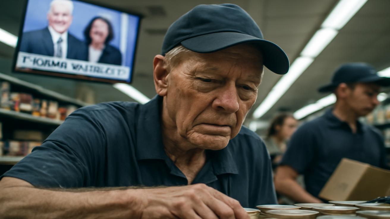 Growing anger among exhausted seniors as more “cumulants” are forced to keep working after retirement just to survive while politicians brag about economic success