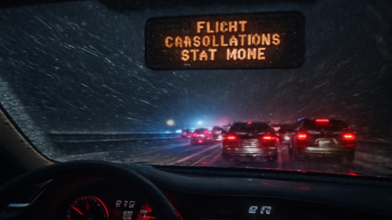Heavy snow is now officially confirmed to intensify into a high-impact storm overnight, as meteorologists anticipate widespread flight disruptions