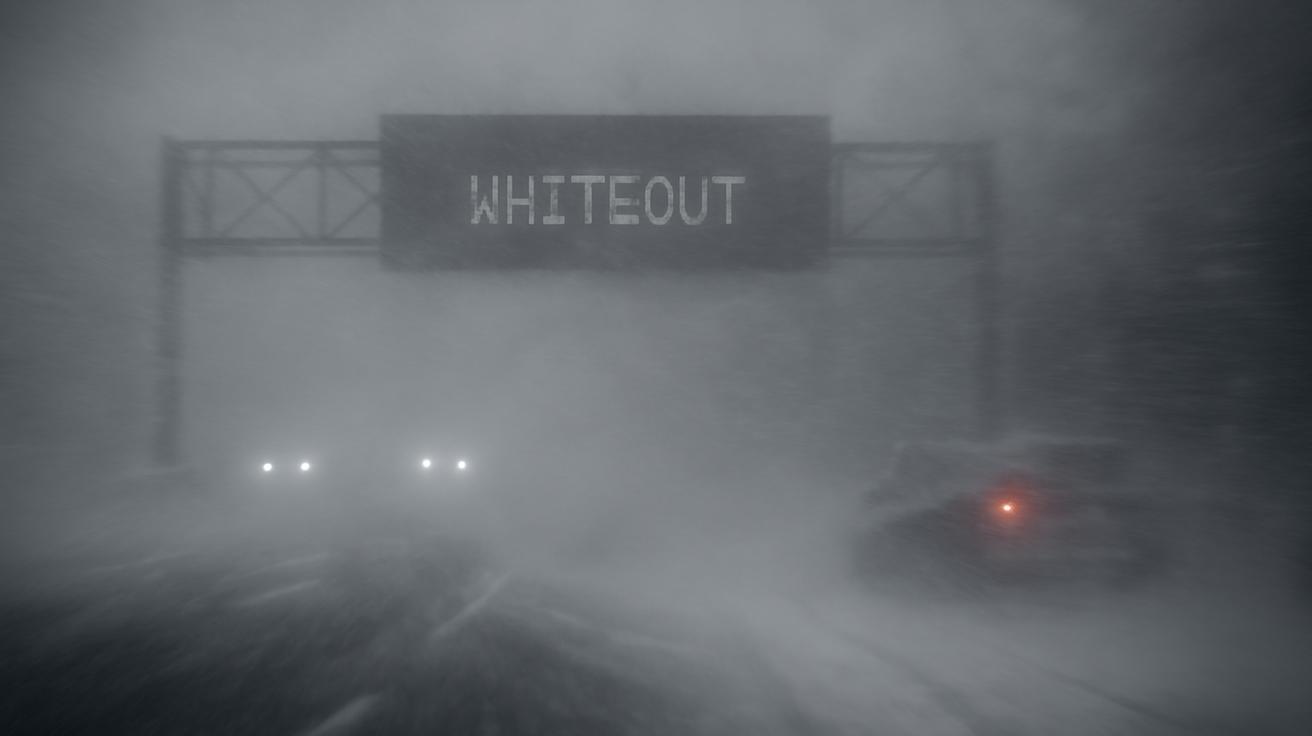 Heavy snow is now officially confirmed to intensify into a high-impact storm overnight, as meteorologists highlight whiteout risks across key corridors