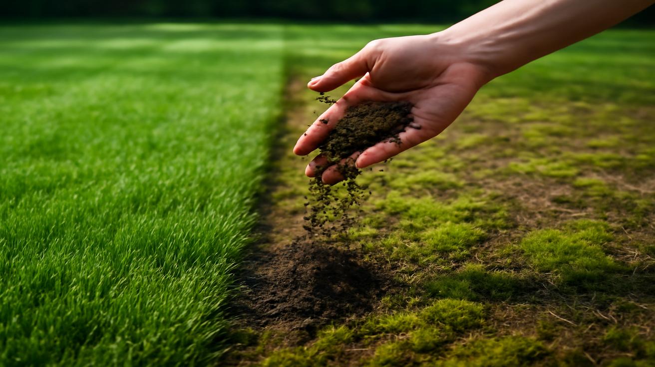 How to remove moss from your lawn naturally and effectively ?