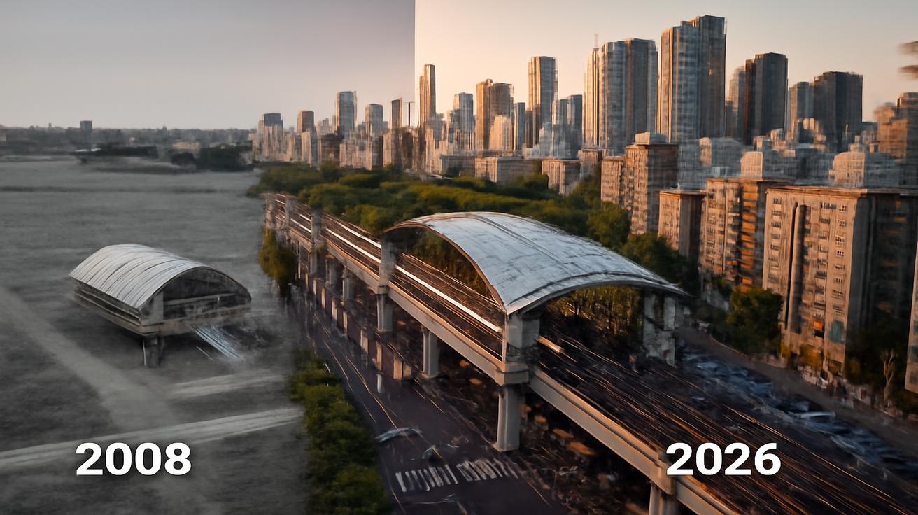 In 2008 China built metro stations in the middle of nowhere: in we finally understand why