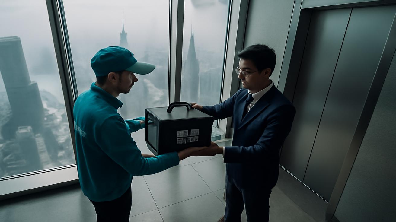 In China, there are skyscrapers so tall that a new job has emerged: people tasked with delivering meals to the top floors.
