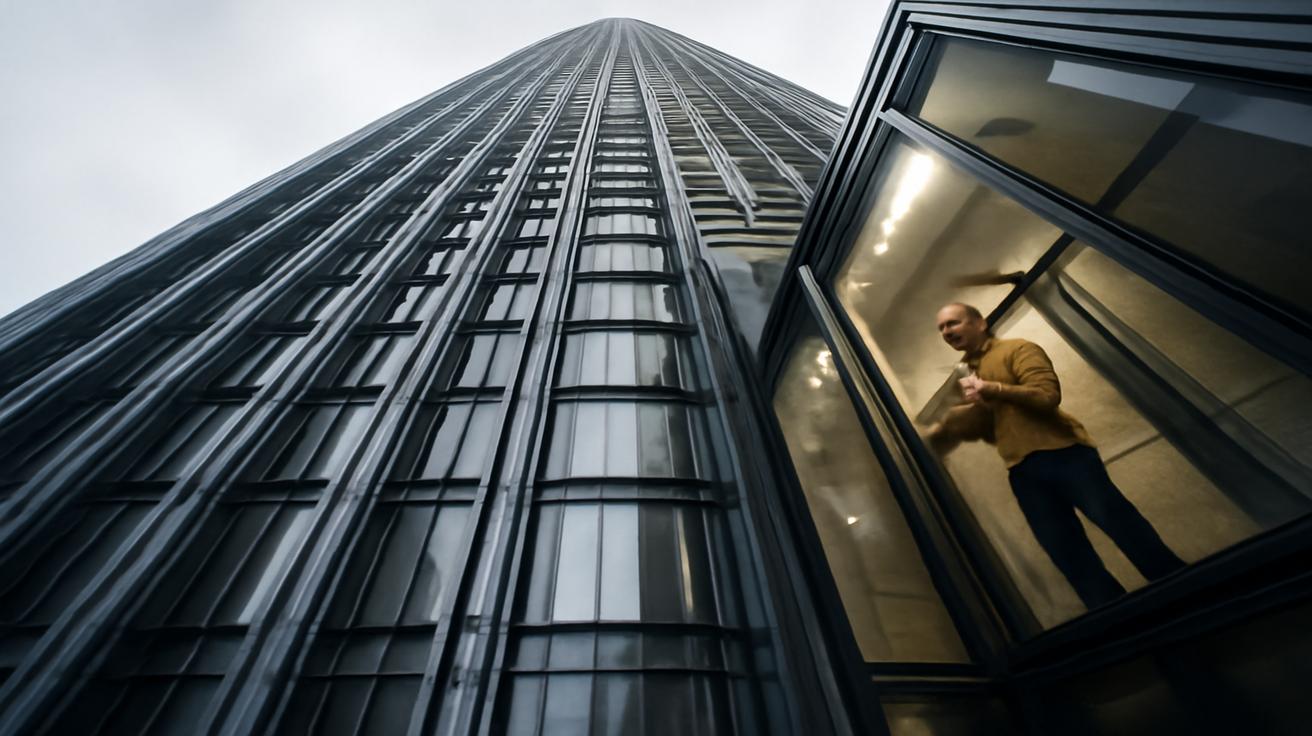 In China, there are skyscrapers so tall that a new job has emerged: people tasked with delivering meals to the top floors.
