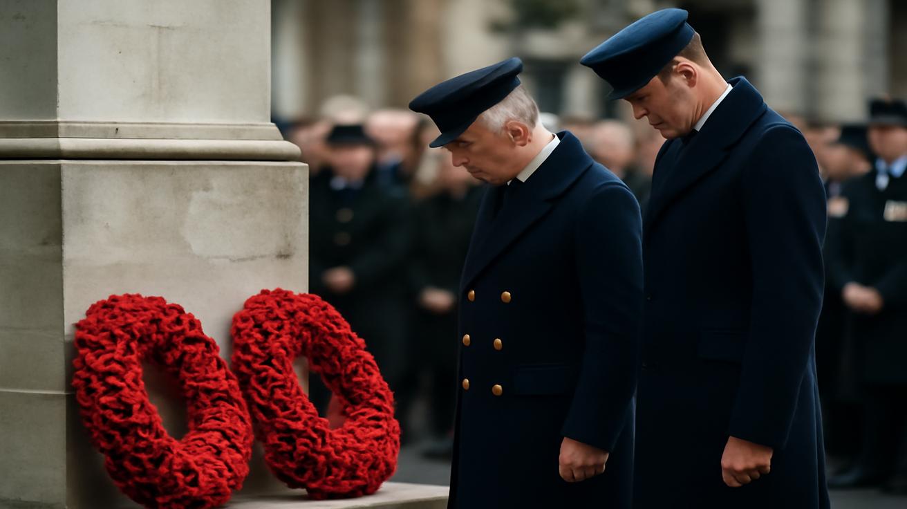 King Charles III and Prince William stand united at a national remembrance ceremony: “We carry their sacrifice with us every single day”