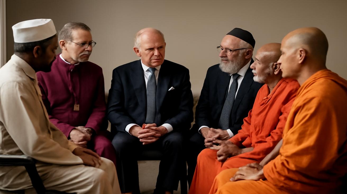 King Charles III meets interfaith leaders and calls for unity in a divided world: “Respect must be our common language”