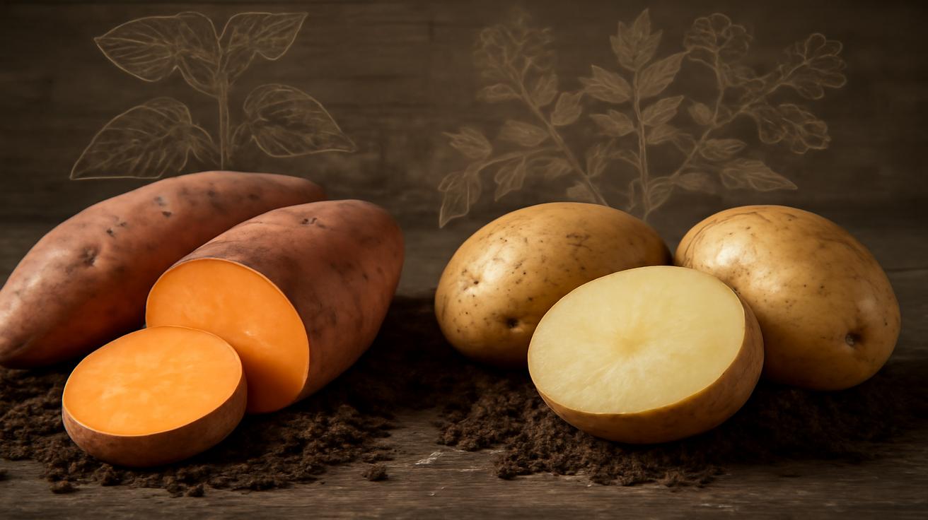Many people don’t realize it, but sweet potatoes and regular potatoes are barely related, and science explains the surprising reason why