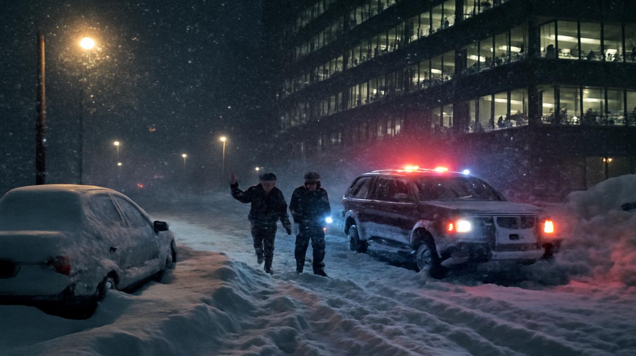 Meteorologists warn that overnight snowfall could reach historic levels, prompting emergency officials to discourage all non-essential travel despite pressure from employers to remain open