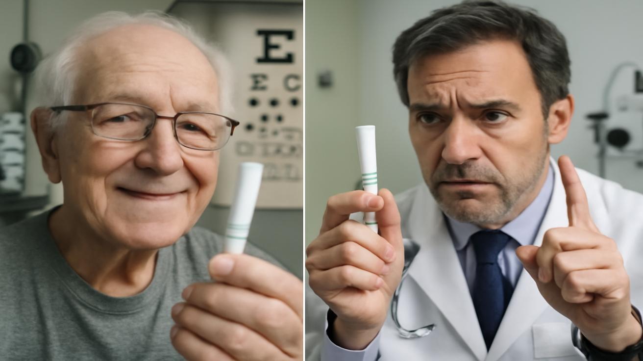 Miracle eye gel that restores sight without major surgery is hailed as a breakthrough but critics call it a dangerous experiment on desperate patients