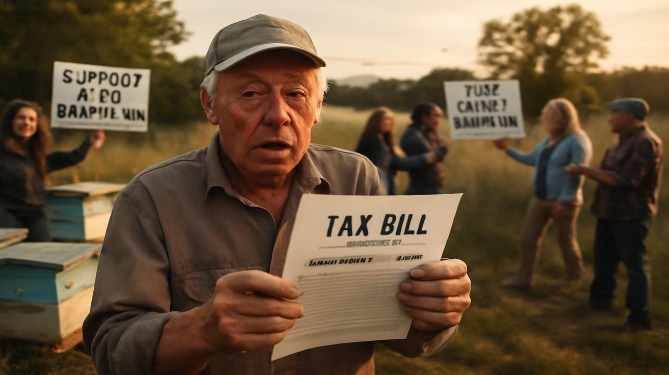 New twist in neighborhood life as a beekeeping retiree faces unexpected agricultural tax for land he lent ‘for free’, reigniting fierce debate over whether helpful neighbors should pay the price for others’ business