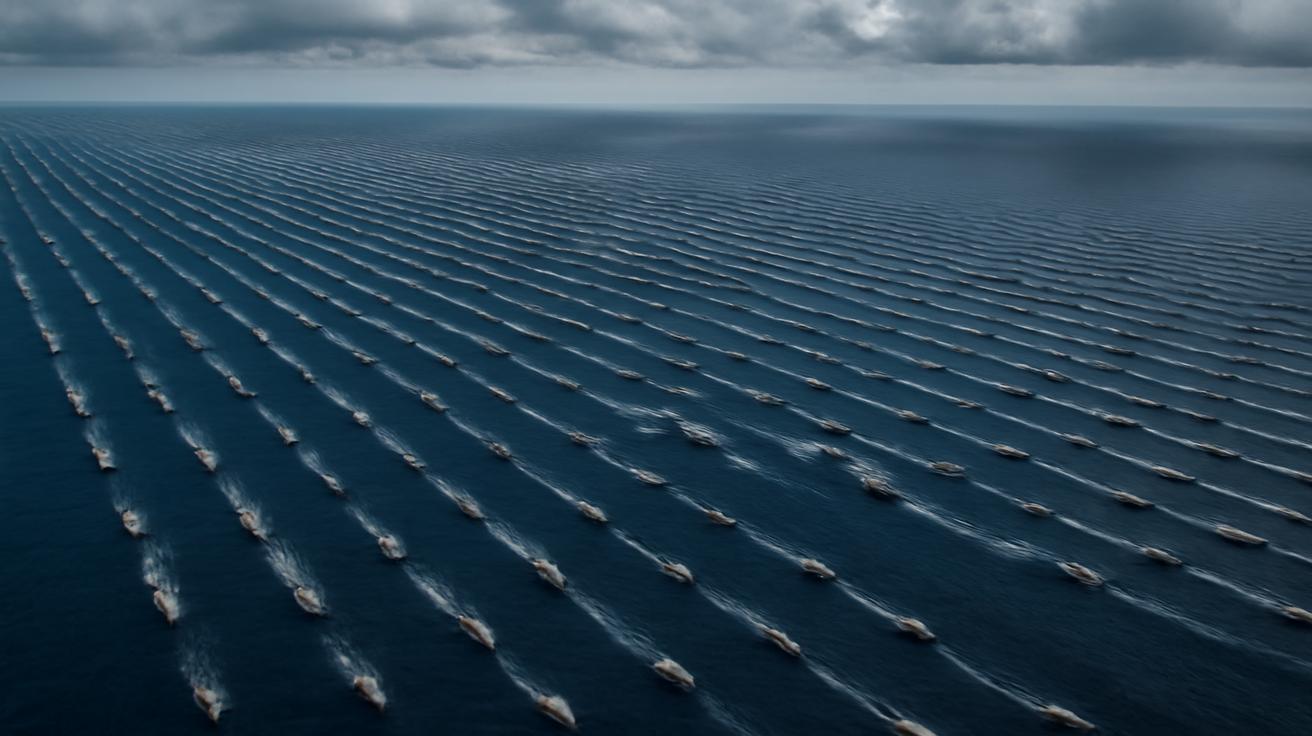 No one saw it coming, but in January, China mobilized 1,400 fishing boats to create a 200-mile artificial barrier