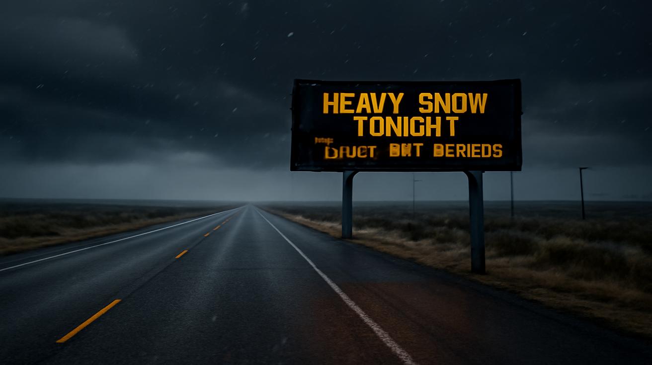 Official and confirmed : heavy snow is set to begin late tonight, with weather alerts warning of major disruptions, travel chaos, and dangerous conditions