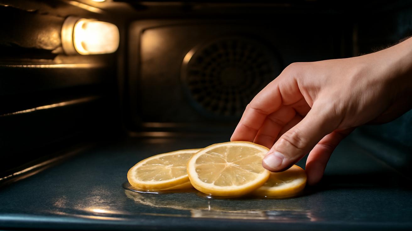 Putting a slice of lemon in a cold oven is a growing household habit, and here’s why people do it, what it’s really for, and when it actually works