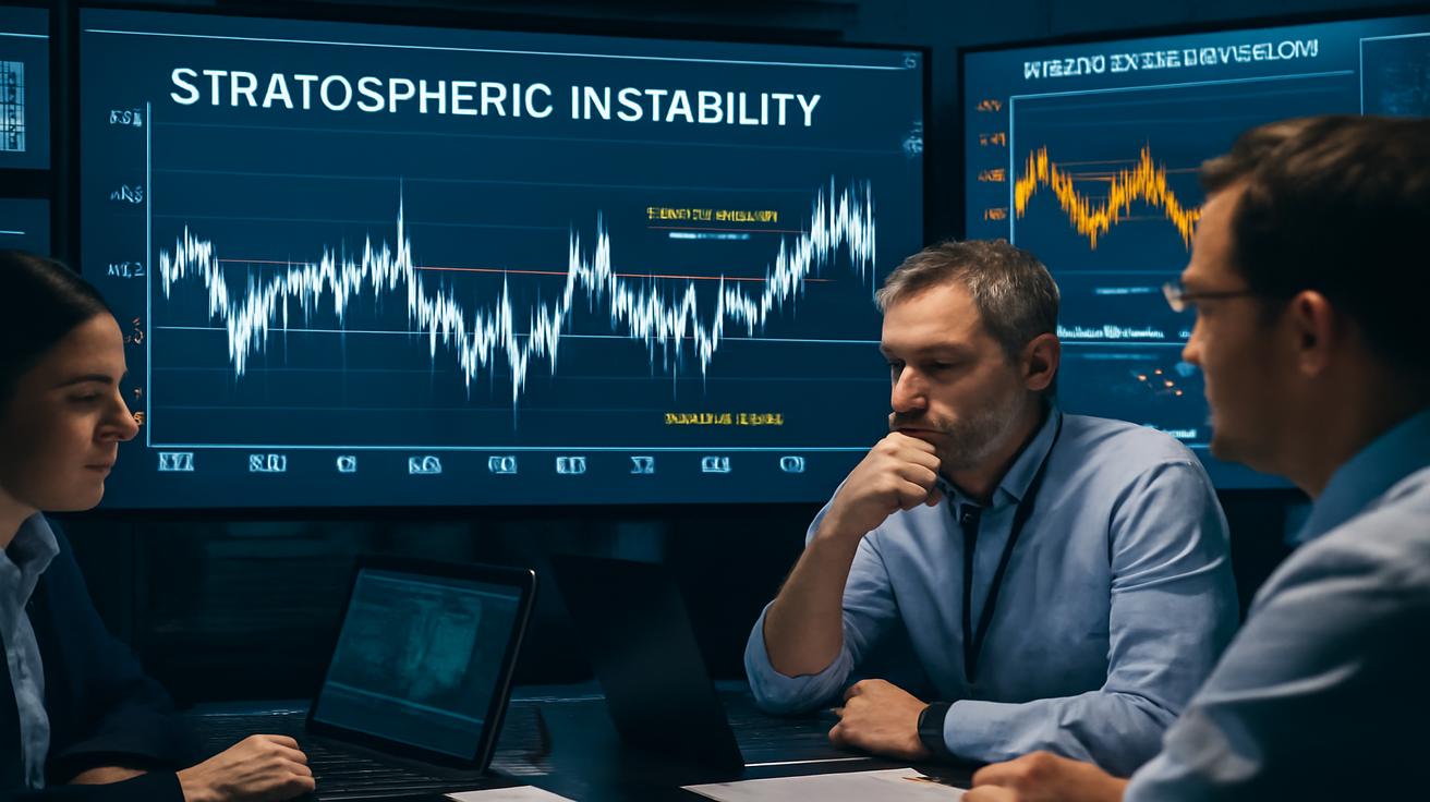 Researchers tracking stratospheric instability report that current readings align with only a handful of extreme winter events in recorded history