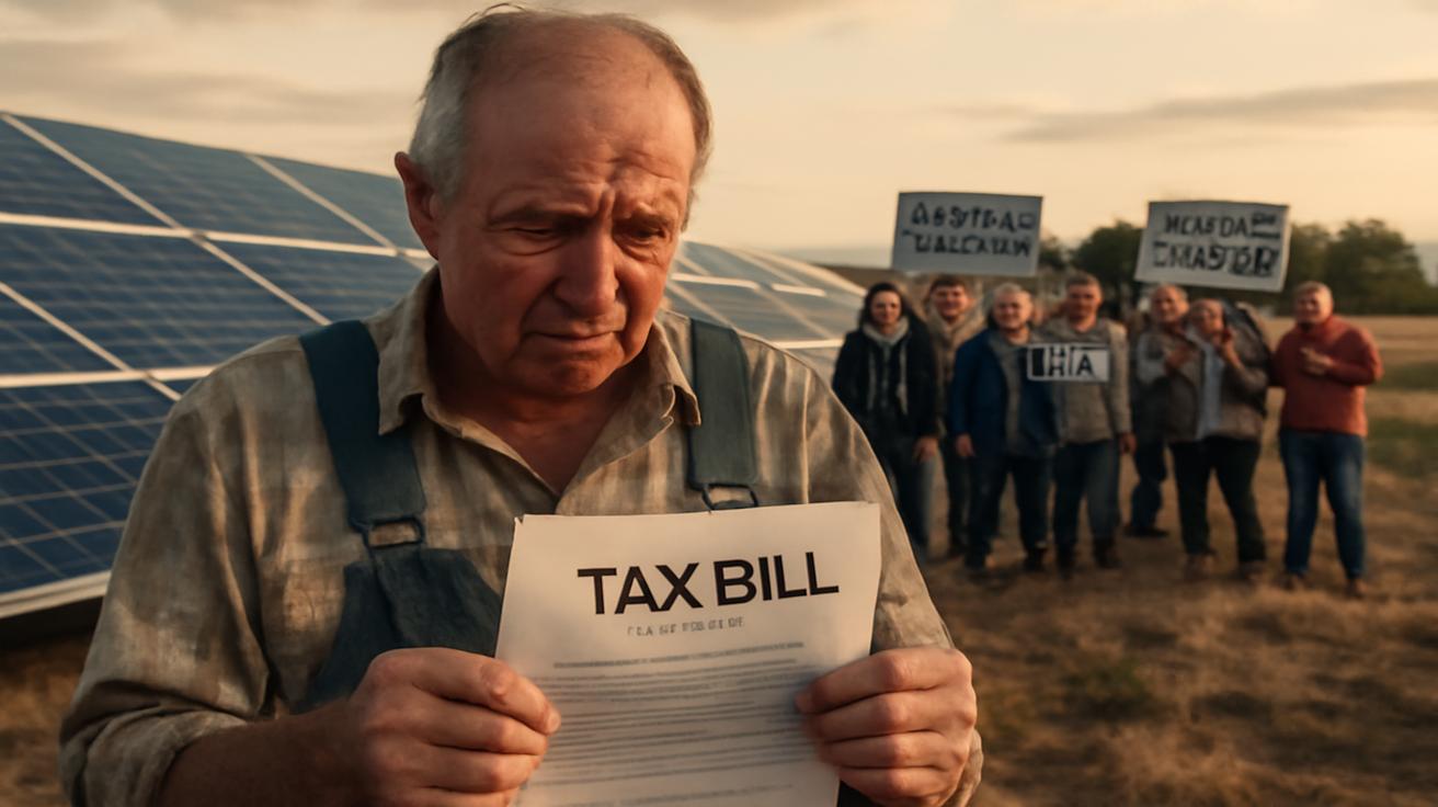 Retired farmer faces crushing tax bill after leasing unused land for solar panels: ‘I was trying to go green, not go broke’ – a case that tears public opinion in two