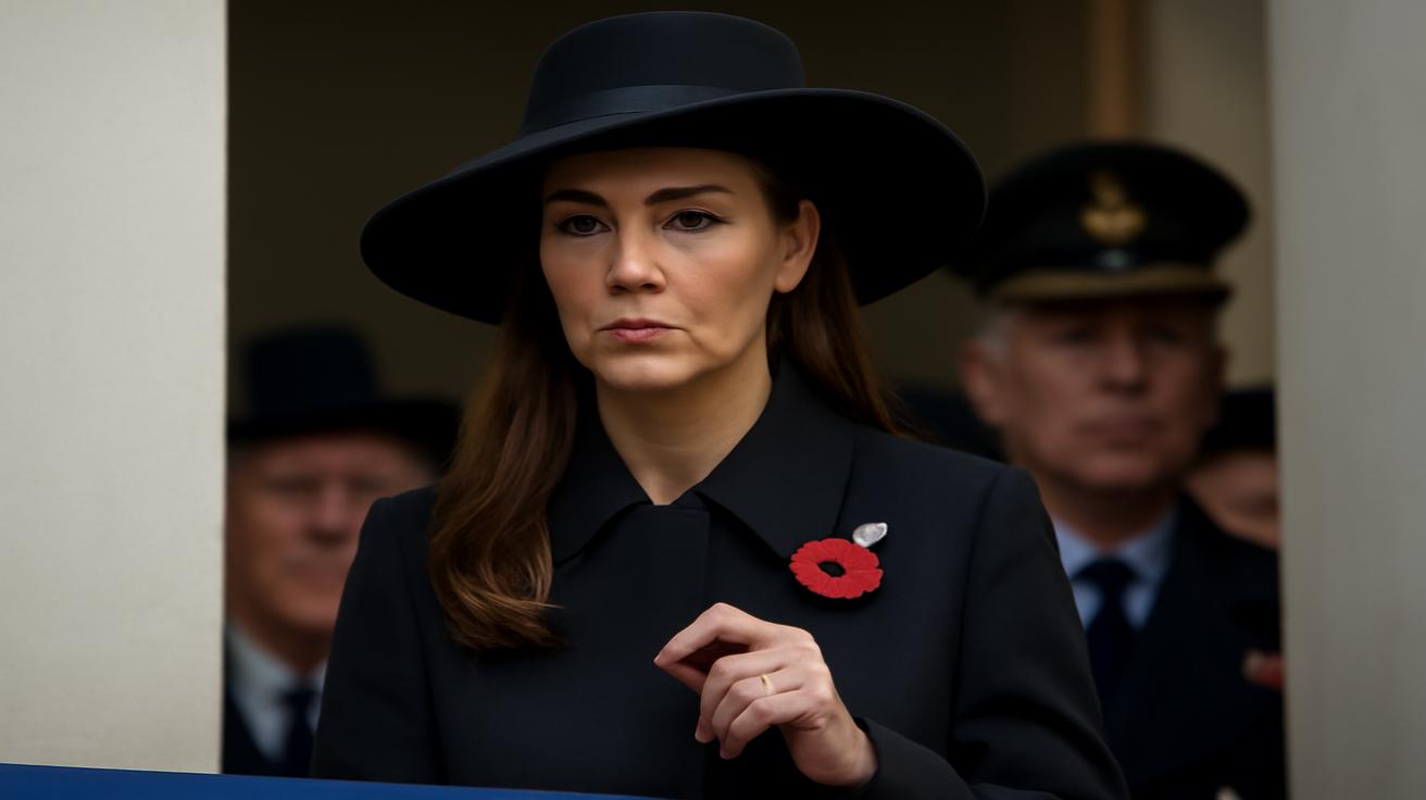 Royal watchers dissect Kate Middleton’s unexpected Remembrance Day gesture after she breaks with tradition