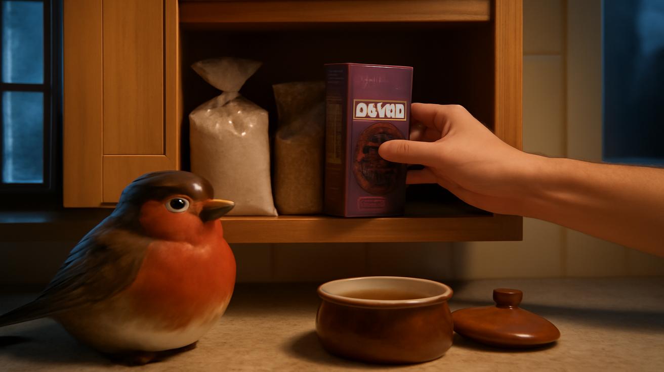 RSPCA Encourages Everyone to Help Robins Cope with Freezing Temperatures by Offering This Super Simple and Affordable Kitchen Staple from Your Cupboard Today