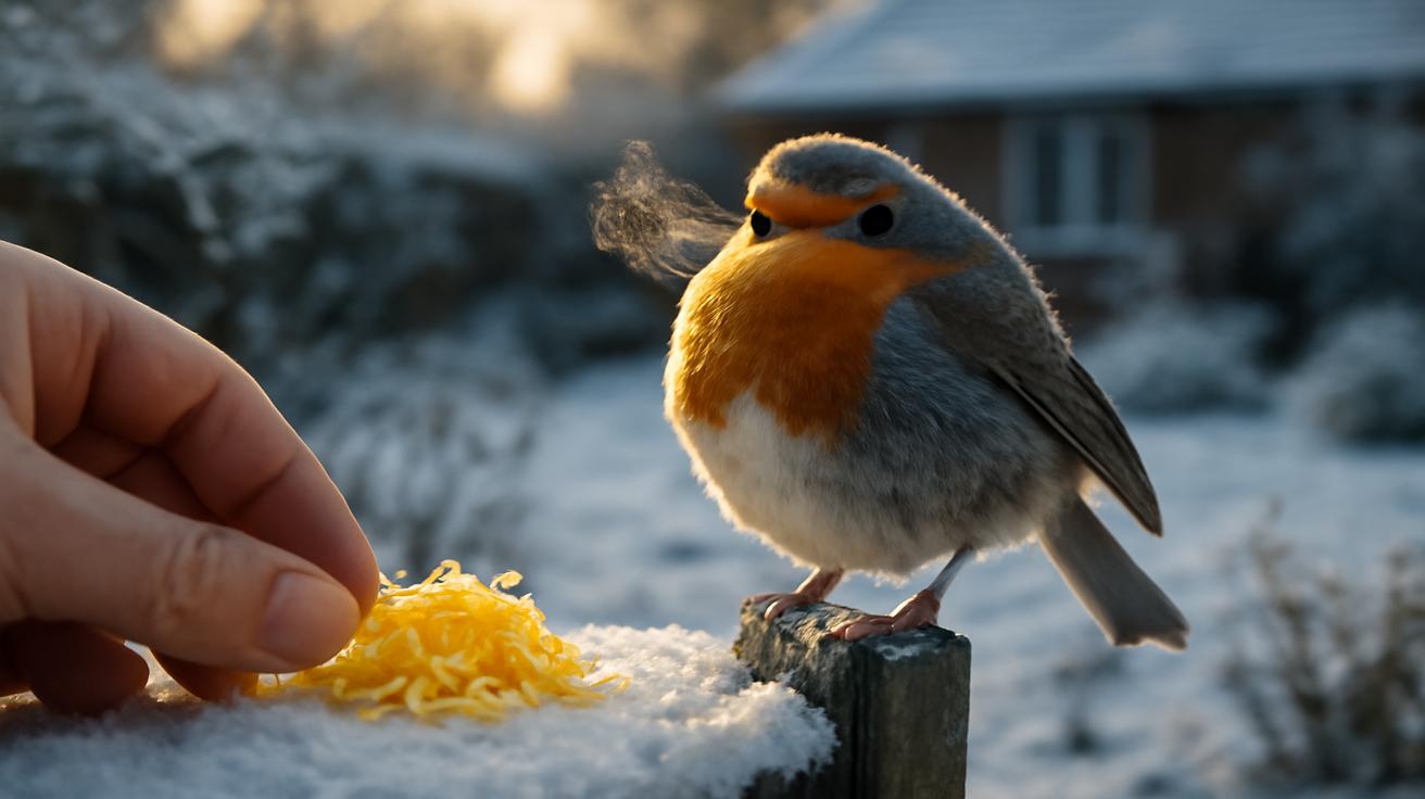 RSPCA Urges Anyone with Robins in Their Garden to Immediately Put Out This Simple and Inexpensive Kitchen Staple Right Now to Help Birds Cope with the Freezing Weather