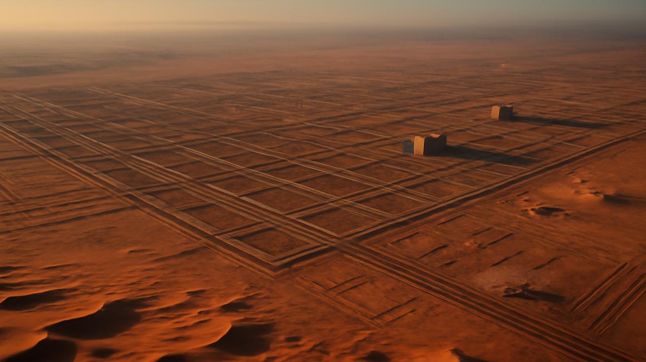 Satellite images expose the unsettling reality of Saudi Arabia’s 2 trillion dollar desert megacity and raise a disturbing question about who will really benefit