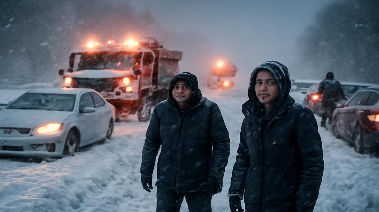 Snowplow showdown: Heavy snowfall now officially forecast to bury roads in minutes, forcing drivers to choose between risking a deadly commute or abandoning their cars to the storm