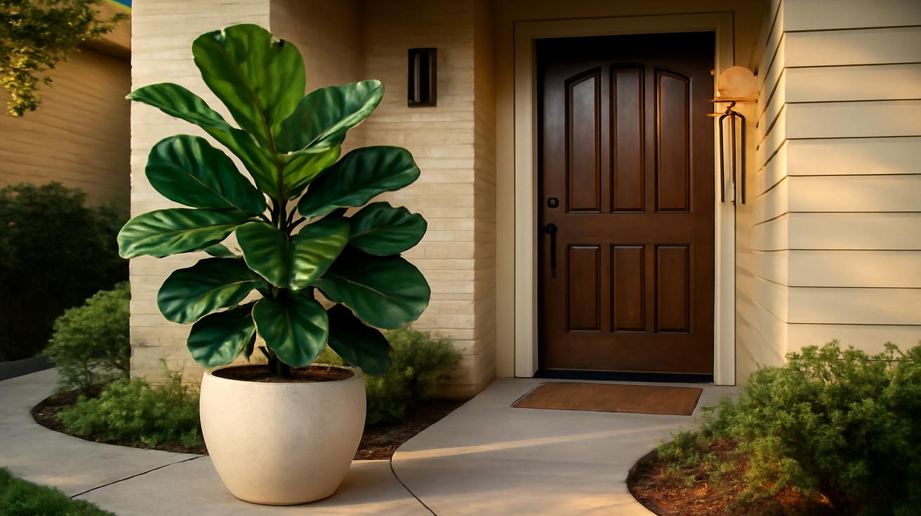 The perfect non-flowering plant to put at your front door to bring good luck, according to Feng Shui