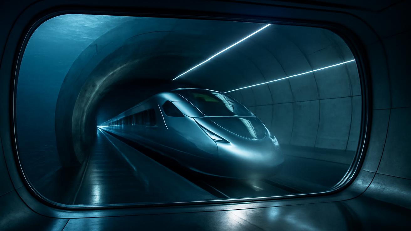 They are building the world’s longest high-speed underwater train : it will run beneath the ocean and link two continents in minutes