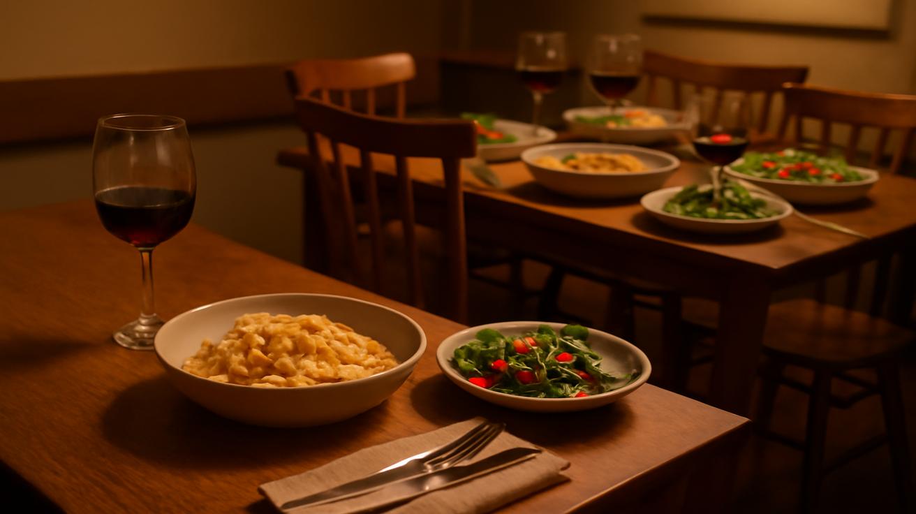 This dinner works just as well eaten alone or together