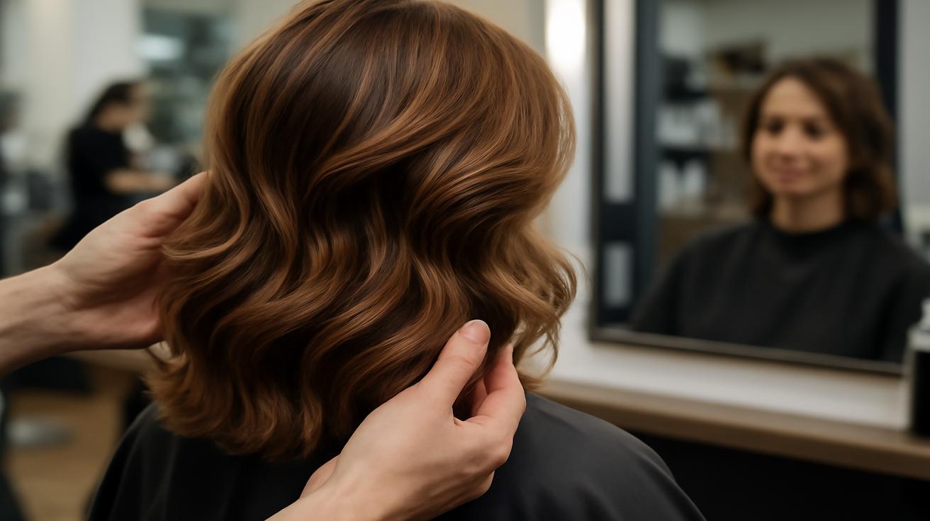 This haircut creates natural flow instead of stiff lines