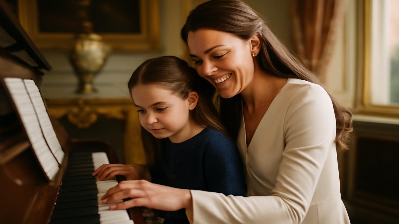 Watch: Princess of Wales and Princess Charlotte perform piano duet amid viral internet meltwatch